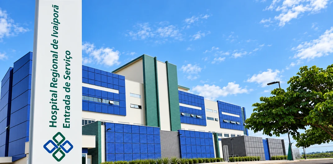 Fachada do Hospital Regional de Ivaiporã