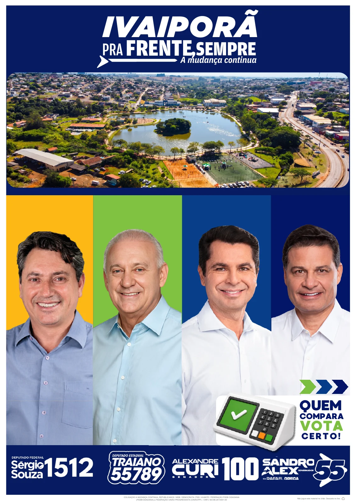 Capa da revista Ivaiporã — Pra frente, sempre